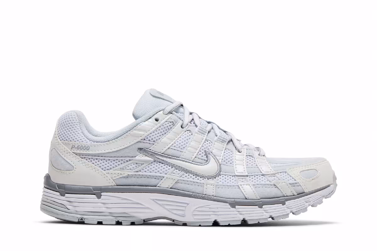 Nike Women's P-6000 Metallic Summit White, view 2