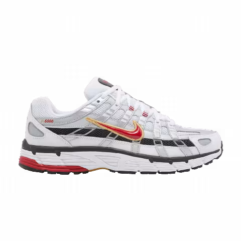 Nike P-6000 'Platinum Varsity Red'