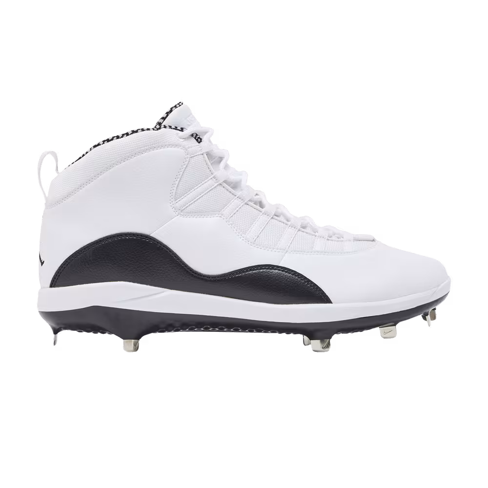 Air Jordan 10 Metal White Black