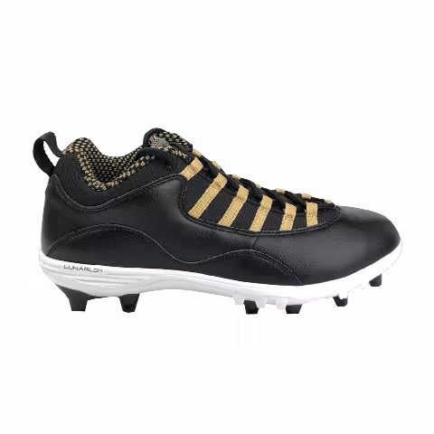Air Jordan 10 TD Low 'Black Metallic Gold'