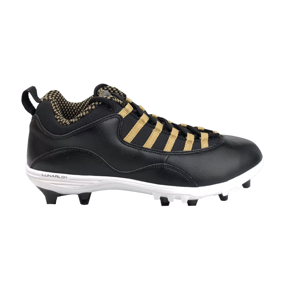 Air Jordan 10 TD Low Black Metallic Gold