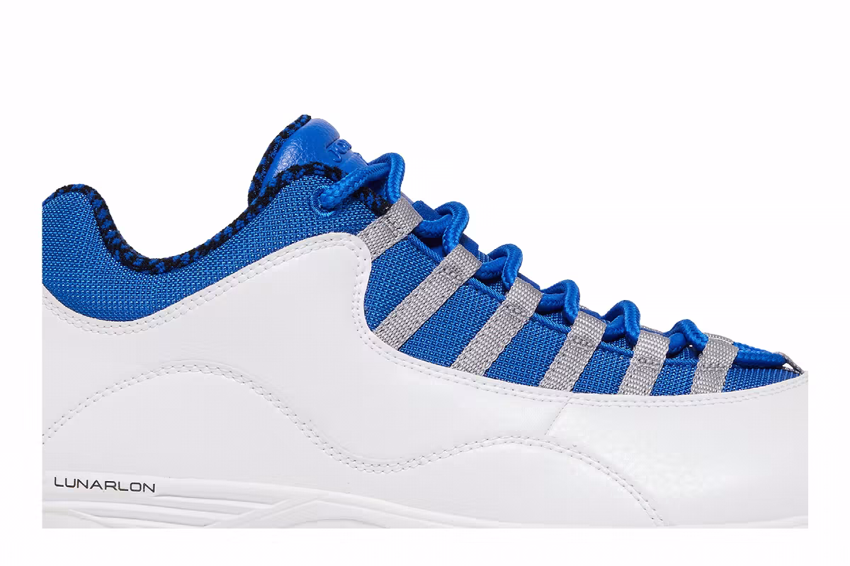 Air Jordan 10 TD Low White Game Royal, view 3