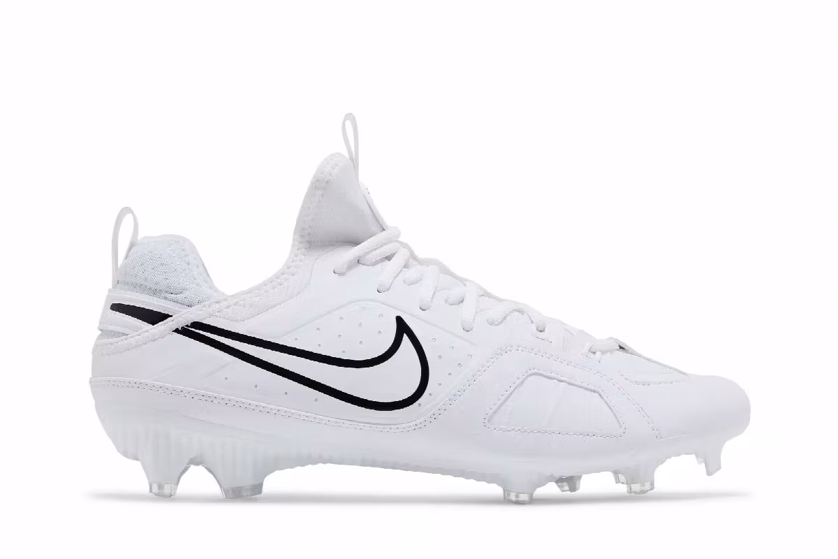 Nike Huarache 9 Varsity LAX White Black, view 2