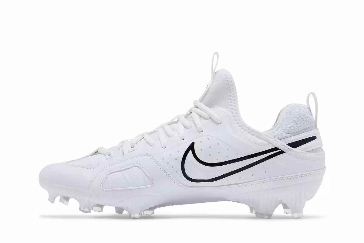 Nike Huarache 9 Varsity LAX White Black, view 4