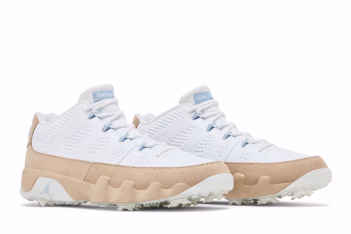 Air Jordan 9 Low Golf White Linen, view 9