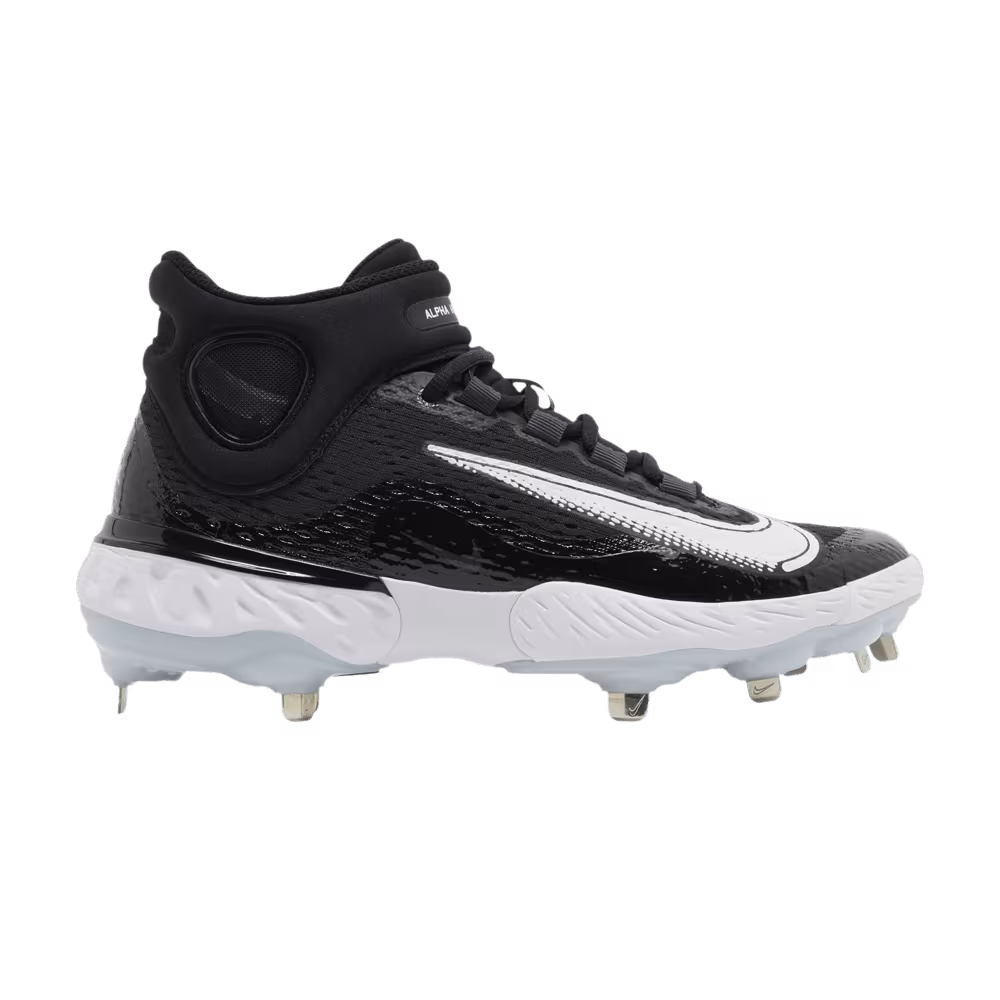 Nike Alpha Huarache Elite 4 Mid Black White