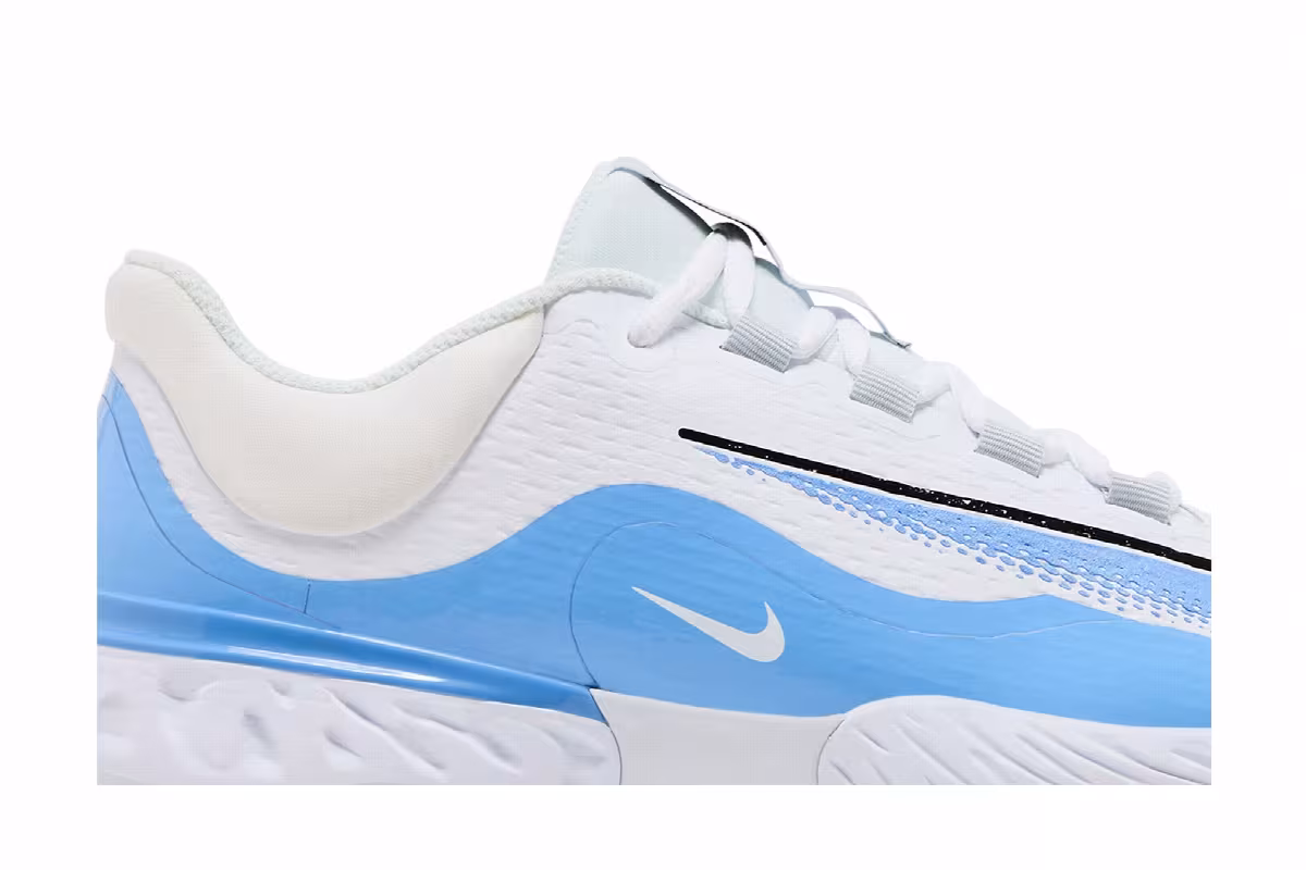 Nike Alpha Huarache Elite 4 Low TB White Valor Blue, view 3