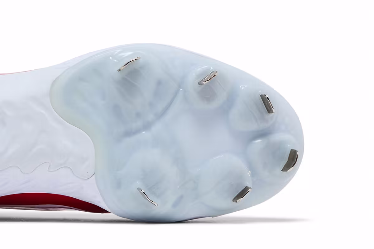 Nike Alpha Huarache Elite 4 Low White University Red, view 6