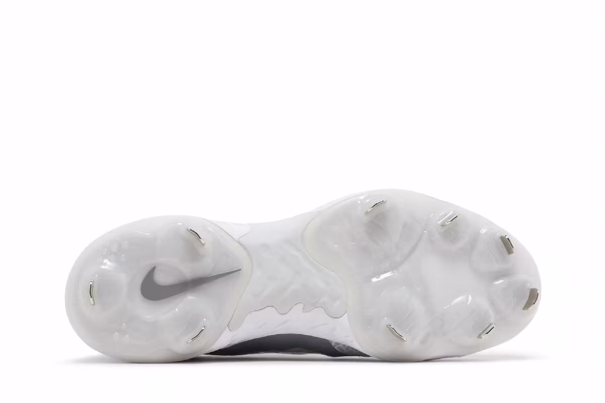 Nike Alpha Huarache Elite 4 Low Wolf Grey White, view 5