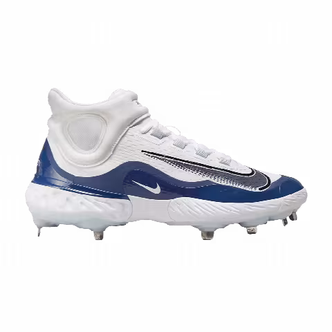 Nike Alpha Huarache Elite 4 Mid 'White Midnight Navy'