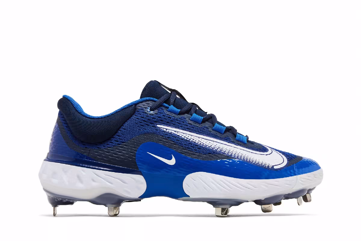 Nike Alpha Huarache Elite 4 Low Hyper Royal, view 2