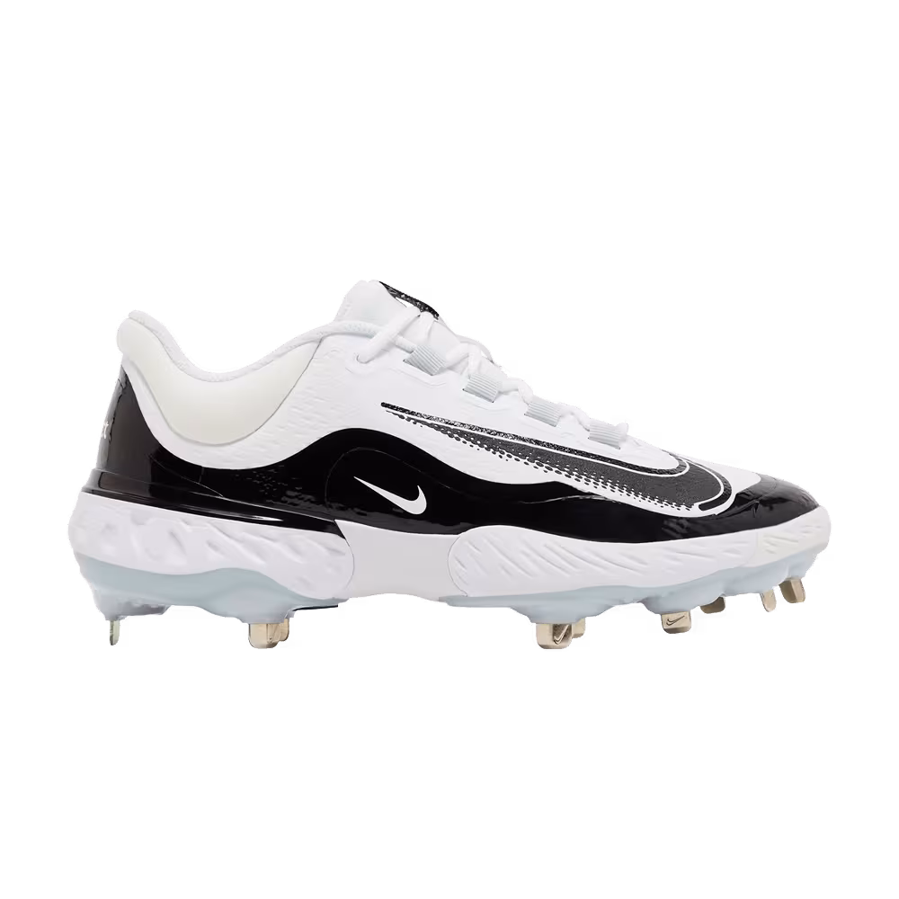 Nike Alpha Huarache Elite 4 Low White Black Blue Tint