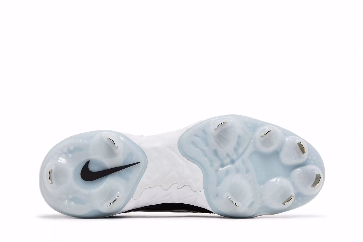 Nike Alpha Huarache Elite 4 Low White Black Blue Tint, view 5