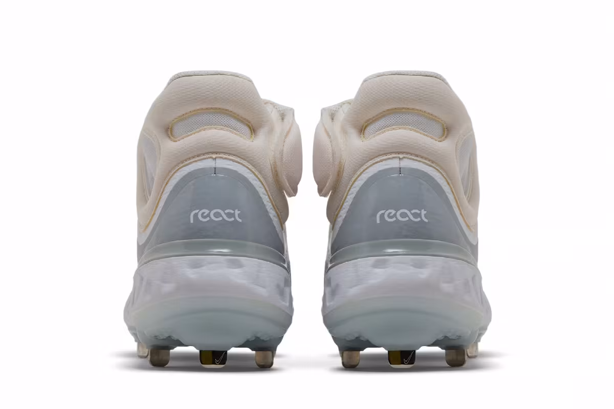 Nike Alpha Huarache Elite 4 Mid White Wolf Grey, view 7