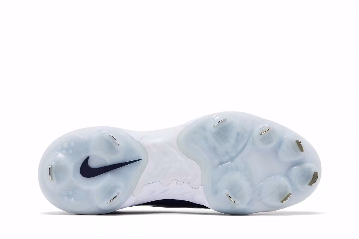 Nike Alpha Huarache Elite 4 Low TB White College Navy, view 5