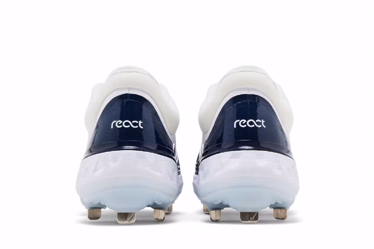 Nike Alpha Huarache Elite 4 Low TB White College Navy, view 7