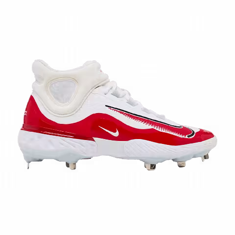 Nike Alpha Huarache Elite 4 Mid 'White University Red'