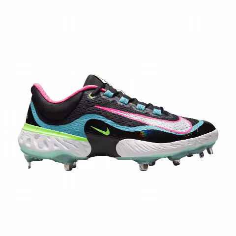 Nike Alpha Huarache Elite 4 Low 'Black Teal Pink'