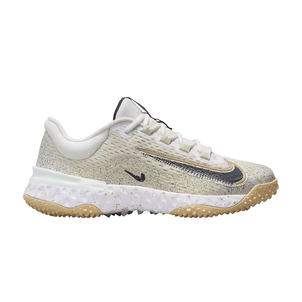 Nike Women's Alpha Huarache Elite 4 TF Sea Glass Sesame