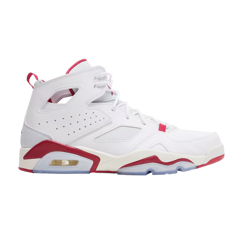 Air Jordan Flight Club 91 White Mystic Hibiscus