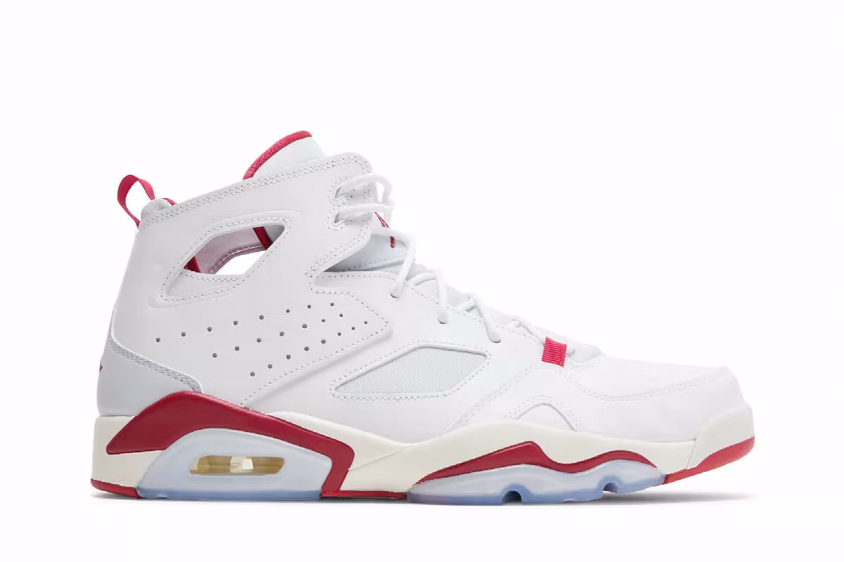 Air Jordan Flight Club 91 White Mystic Hibiscus, view 2