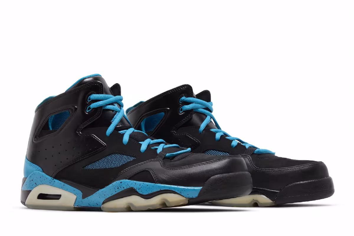 Air Jordan Flight Club 91 Black Neo Turquoise, view 9