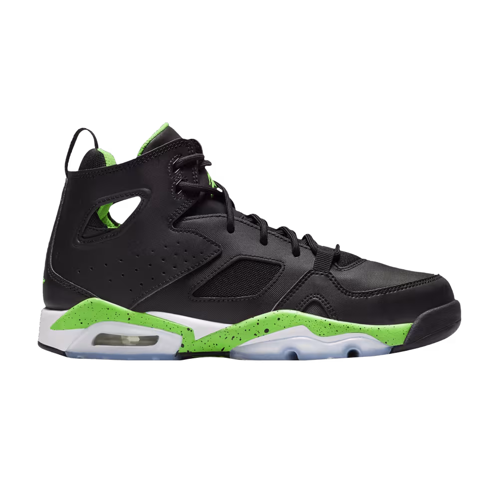 Air Jordan Flight Club 91 GS Black Green Strike