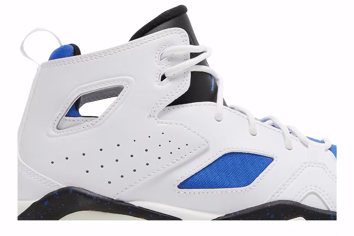 Air Jordan Flight Club 91 GS White Hyper Royal, view 3