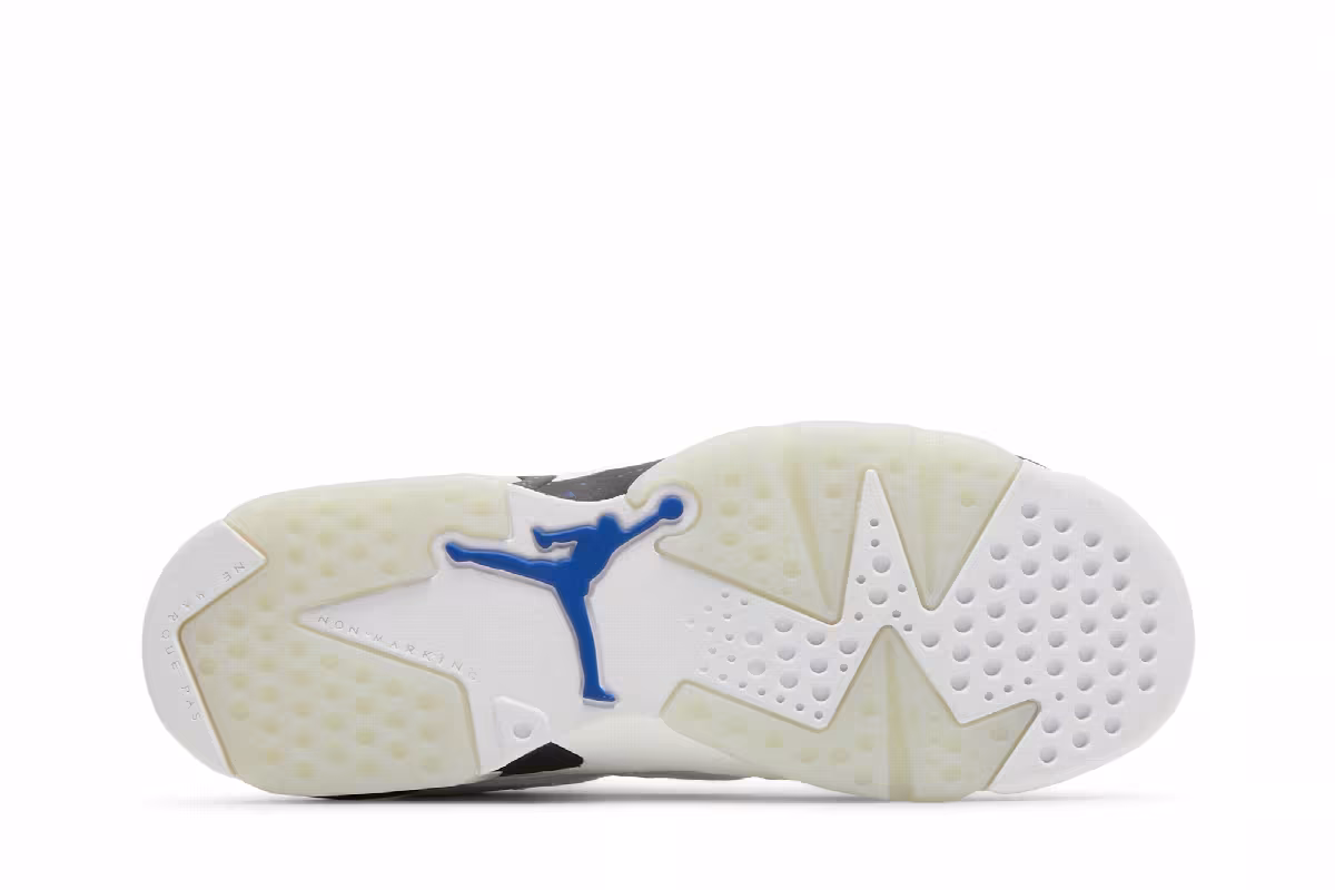 Air Jordan Flight Club 91 GS White Hyper Royal, view 5