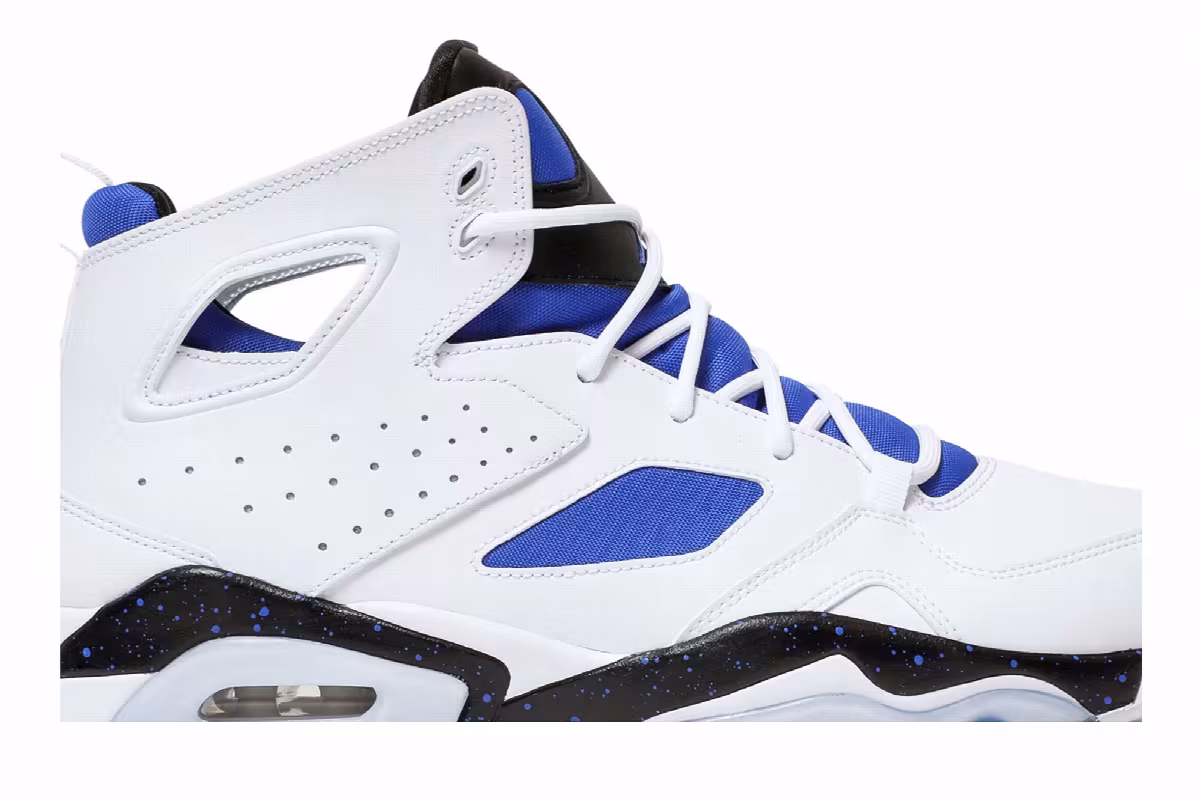 Air Jordan Flight Club 91 White Hyper Royal, view 3