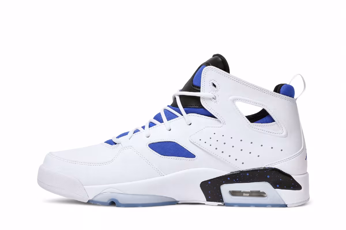 Air Jordan Flight Club 91 White Hyper Royal, view 4