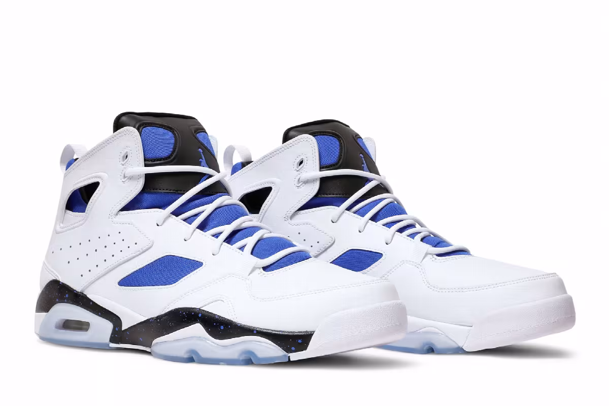 Air Jordan Flight Club 91 White Hyper Royal, view 9