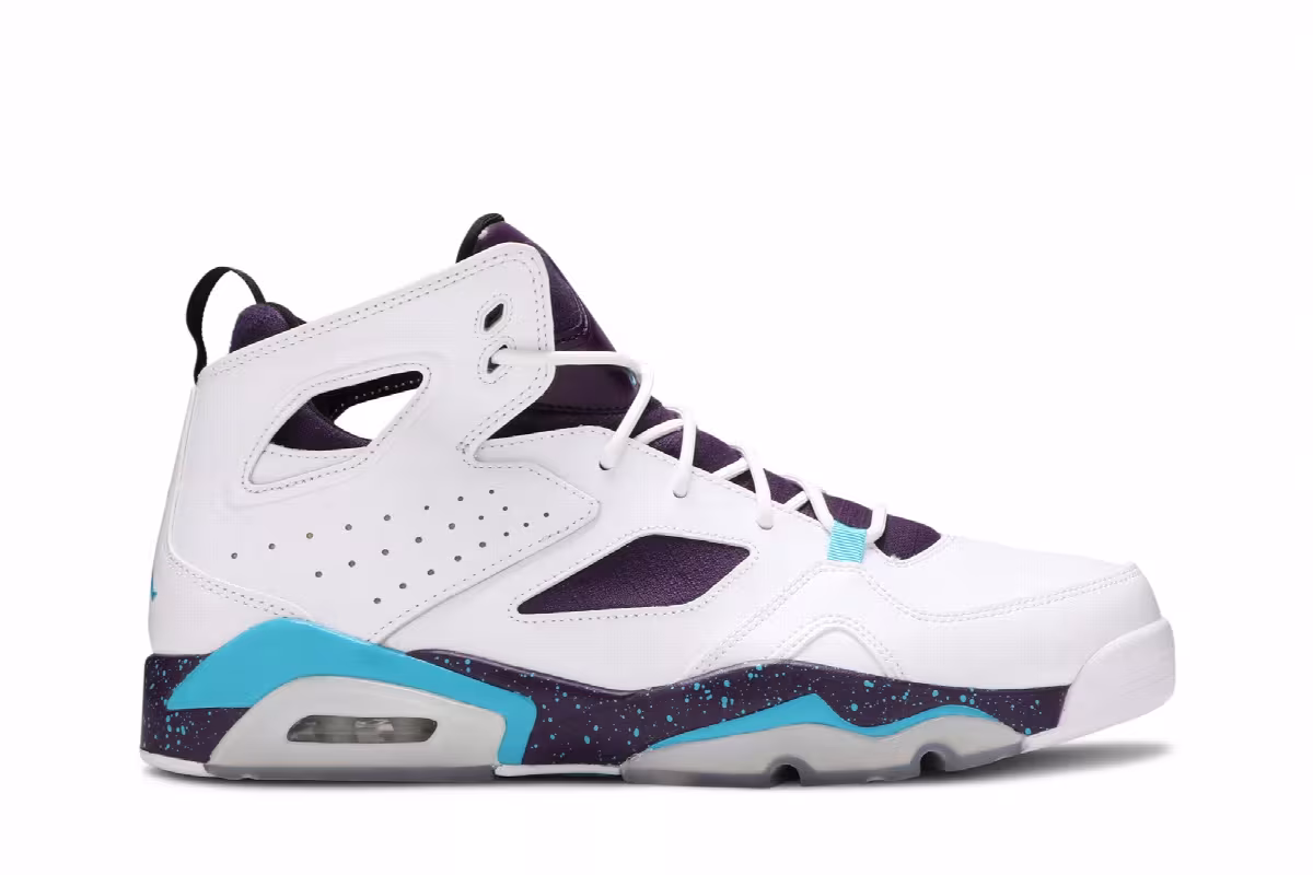 Air Jordan Flight Club 91 White Blue Lagoon, view 2