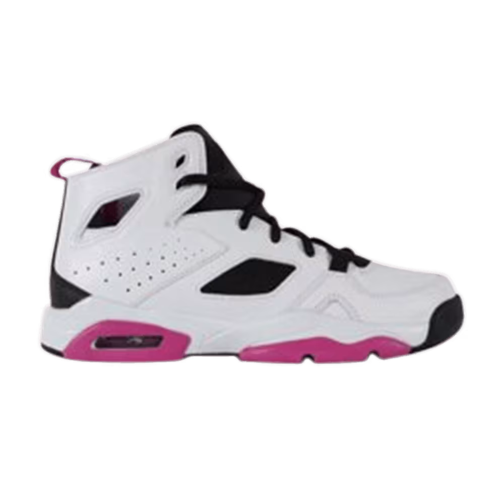 Air Jordan Flight Club 91 GS White Fuchsia