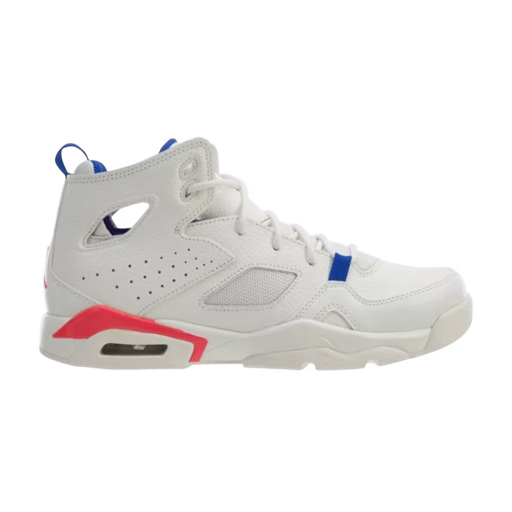 Air Jordan Flight Club 91 GS Sail Pink Blue
