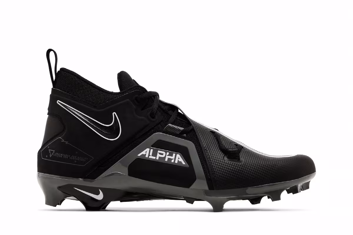 Nike Alpha Menace Pro 3 Black Iron Grey, view 2