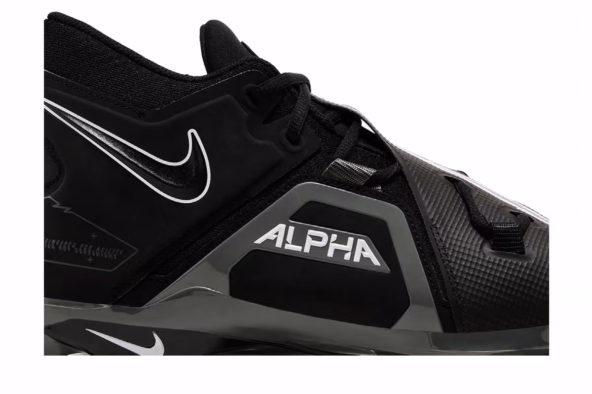 Nike Alpha Menace Pro 3 Black Iron Grey, view 3