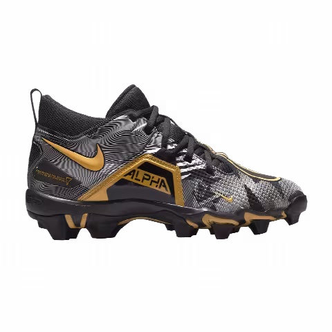 Russell Wilson x Nike Alpha Menace 3 Shark GS 'Black Metallic Vivid Gold'