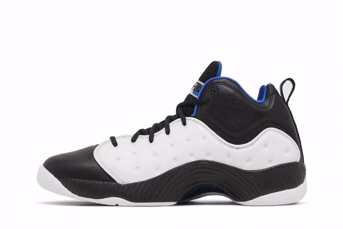 Air Jordan Jumpman Team 2 White Black Royal, view 4