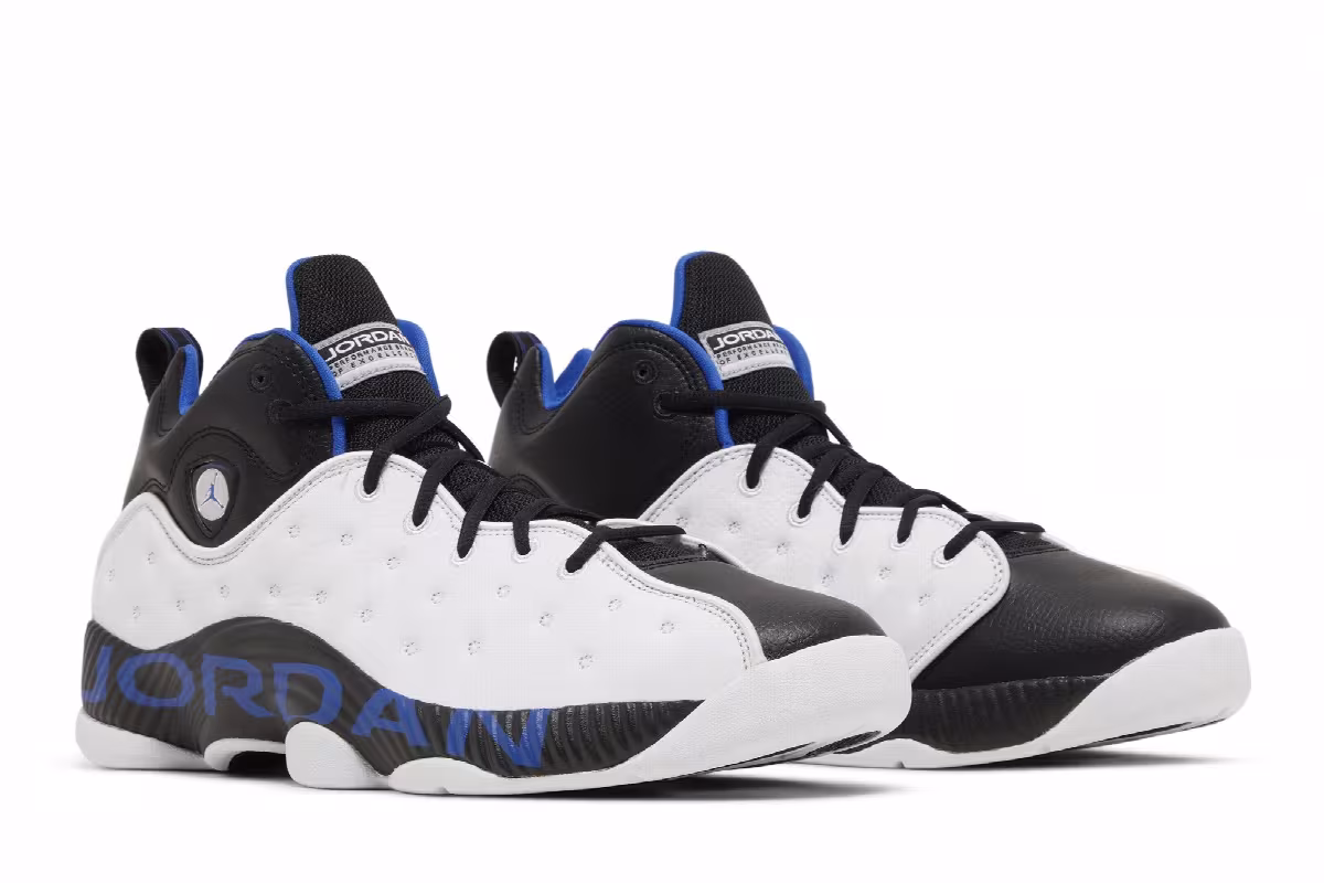 Air Jordan Jumpman Team 2 White Black Royal, view 9
