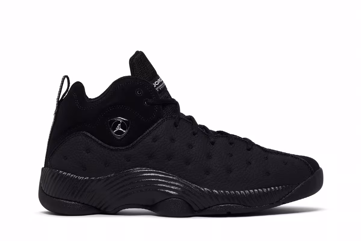 Air Jordan Jumpman Team 2 Black Metallic Silver, view 2