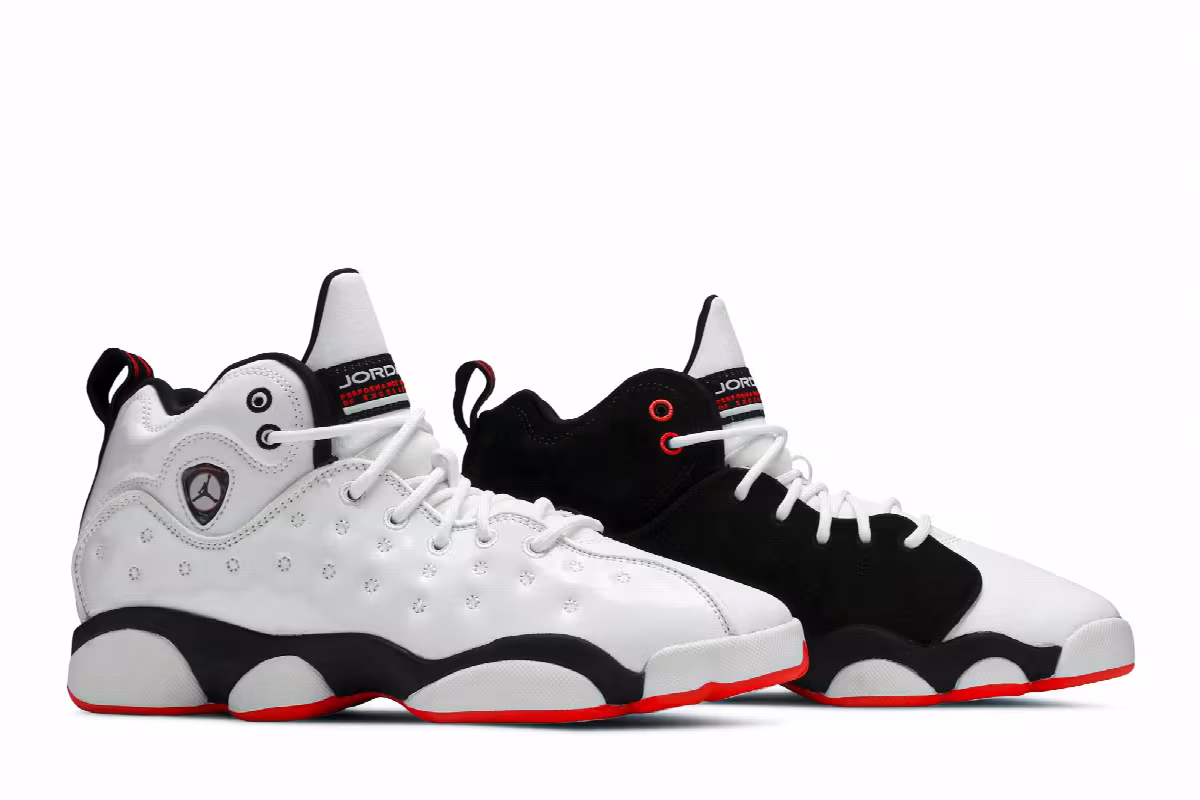 Air Jordan Jumpman Team 2 GS White Black, view 9