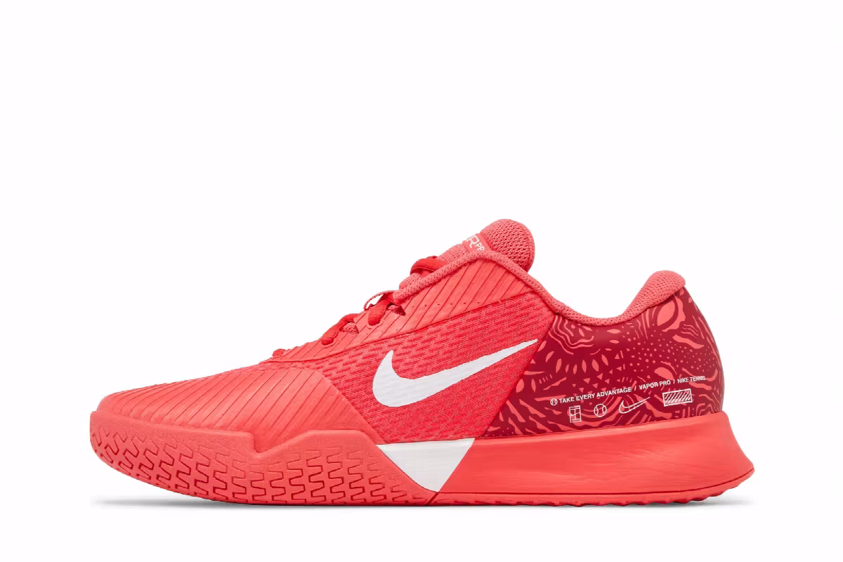 NikeCourt Air Zoom Vapor 11 HC Ember Glow, view 4