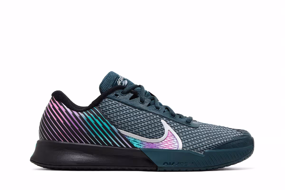 NikeCourt Air Zoom Vapor Pro 2 Premium HC Deep Jungle Fuchsia, view 2