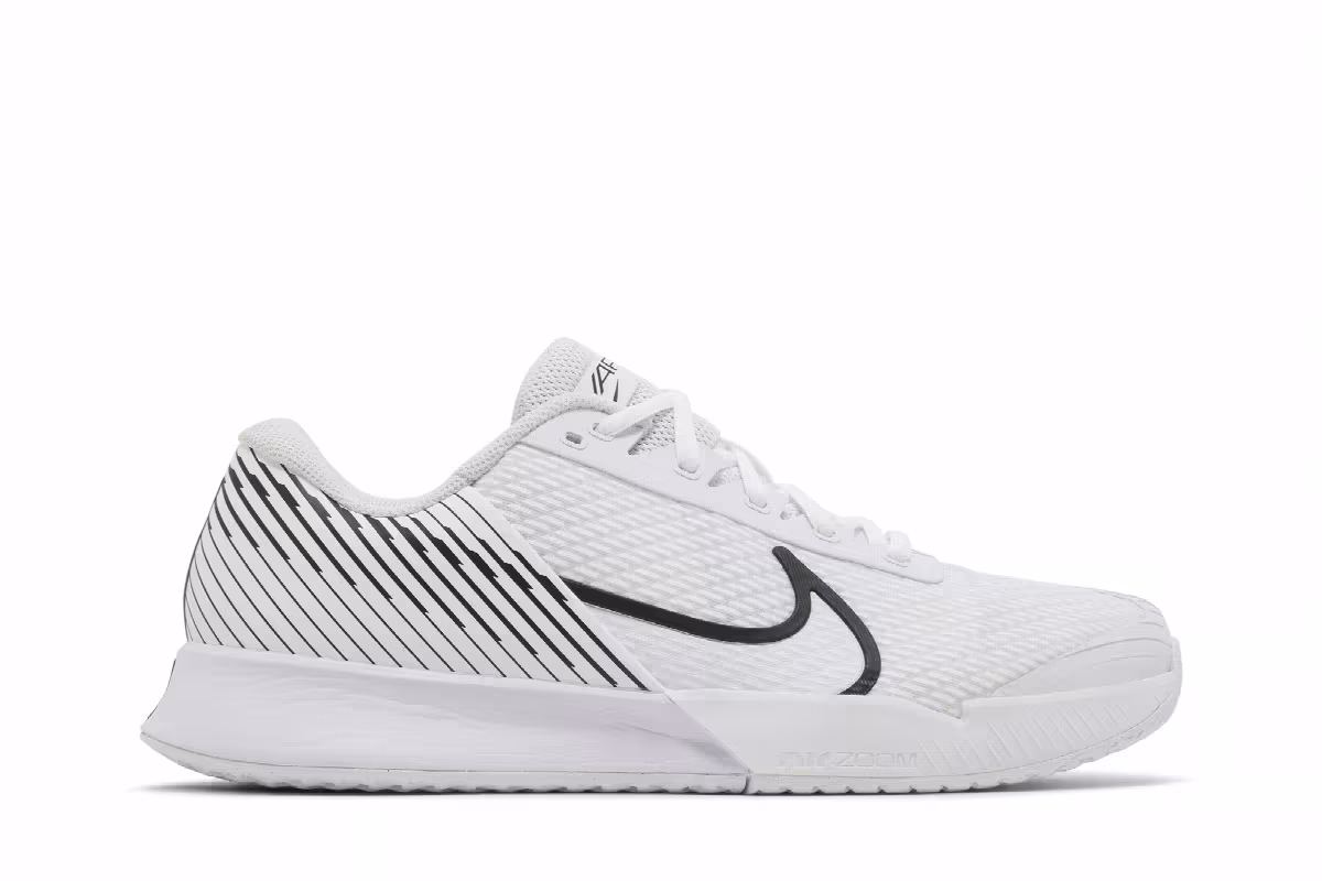 NikeCourt Air Zoom Vapor Pro 2 HC White Black, view 2