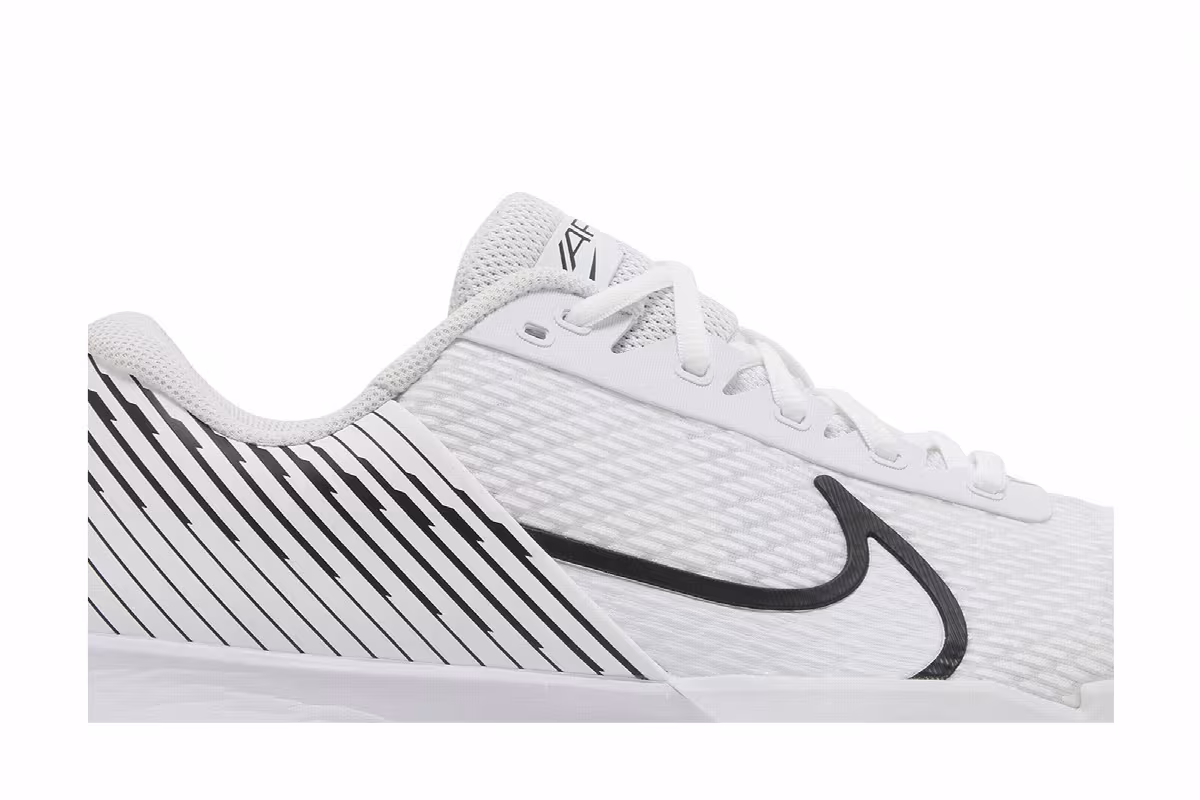 NikeCourt Air Zoom Vapor Pro 2 HC White Black, view 3
