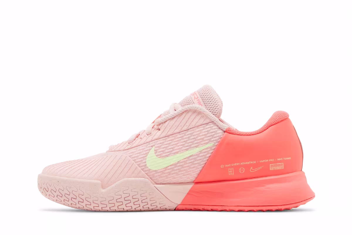 Women's Women's NikeCourt Air Zoom Vapor Pro 2 Pink Bloom Adobe, view 4