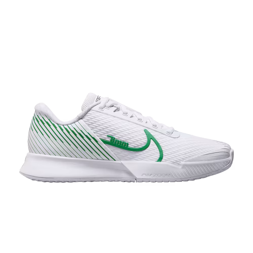 Women's Women's NikeCourt Air Zoom Vapor Pro 2 White Kelly Green