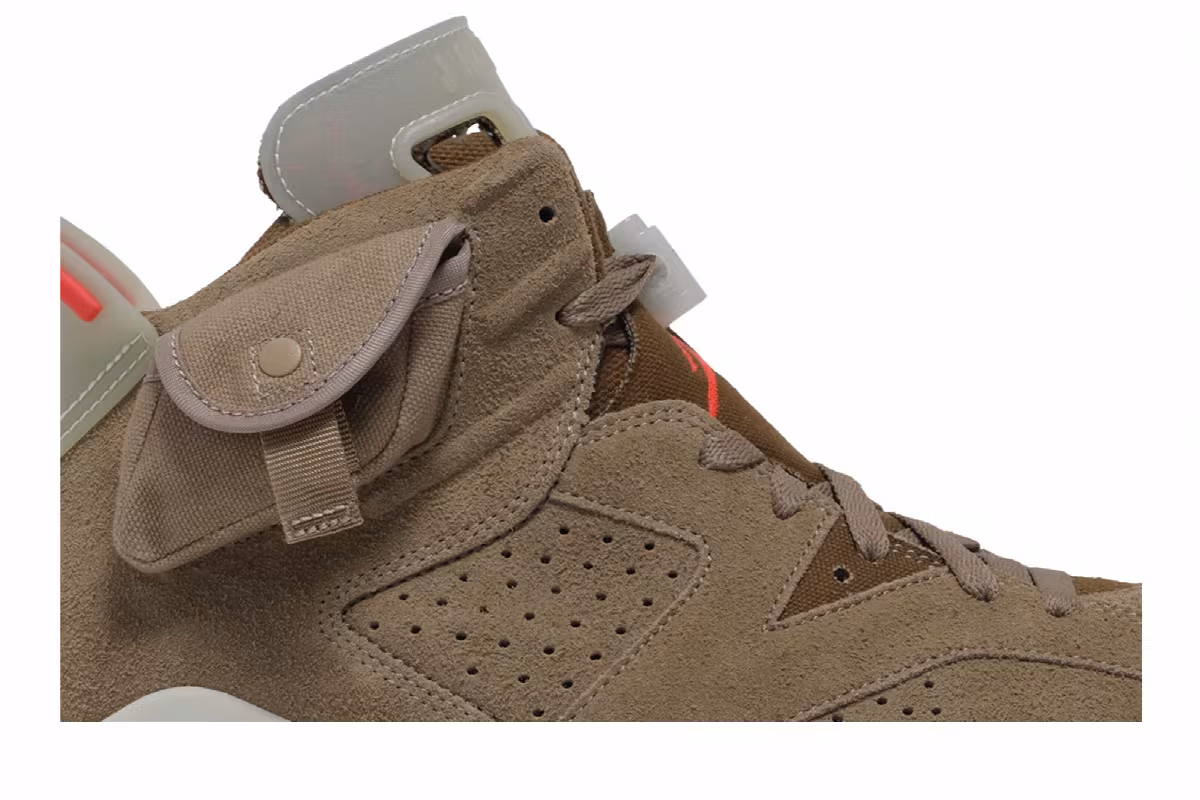 Travis Scott x Air Jordan 6 British Khaki, view 3