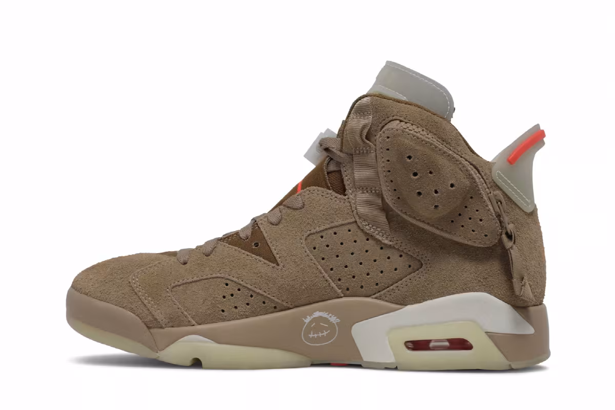 Travis Scott x Air Jordan 6 British Khaki, view 4